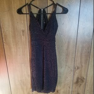 Black cocktail dress